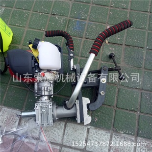混合油动力钢轨钻孔机规格1.47KW汽油钢轨钻孔机空心钻头打孔机