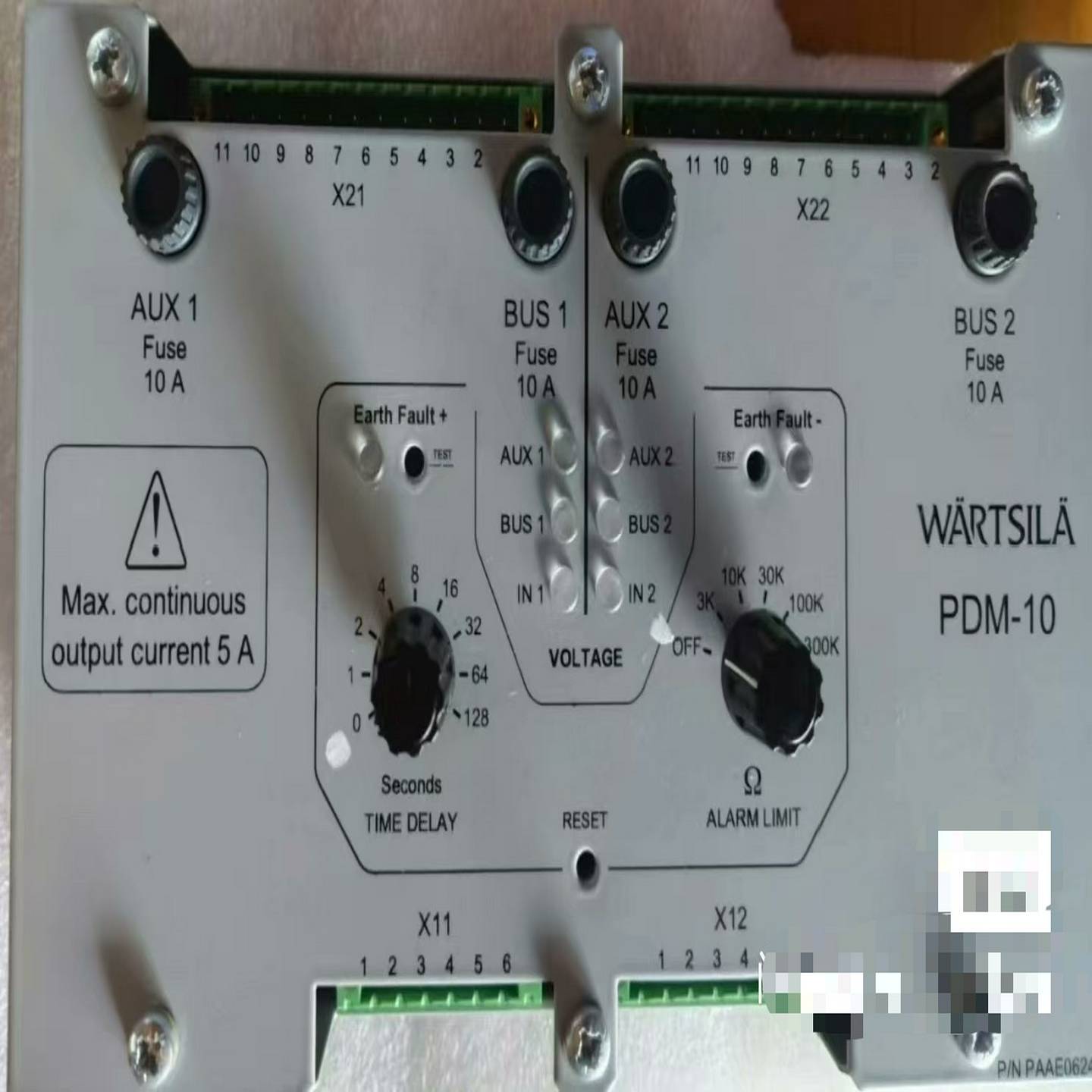 【请询价】瓦锡兰PDM-10保护继电器实物拍摄成色如图功能完好