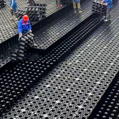 雨水收集pp模块雨水收集系统海绵城市蓄水池雨水收集器调蓄池