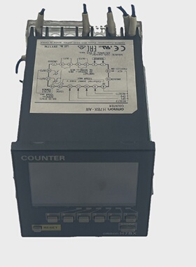 OMRON H7BXAW DIGIT COUNTER DISPLAY 72X72MM 6 DIGIT USED  WOR