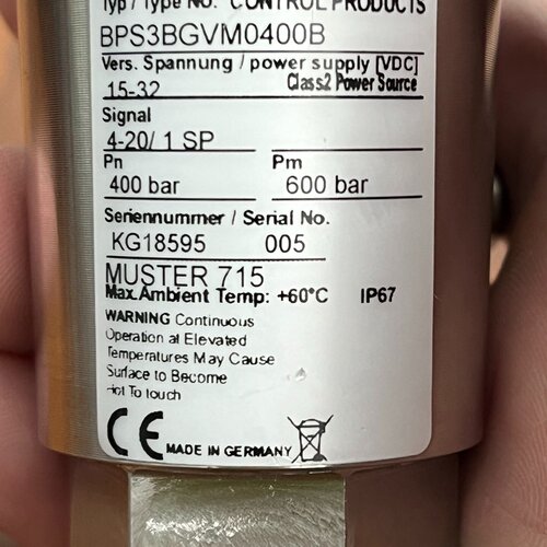Barksdale压力传感器BPS3BGVM0400B议价