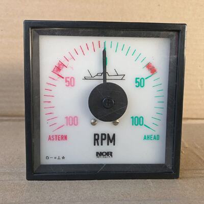 IME AL733A1001 ILLUMINATED RPM INDICATOR AQ96ML NORCONTROL 4