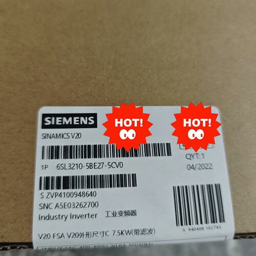 询-V20变频器6SL32105BE275CV07