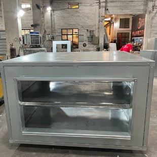 厂家定制静压箱工业降噪方形消声器管道阻抗微穿孔节能消声器静箱