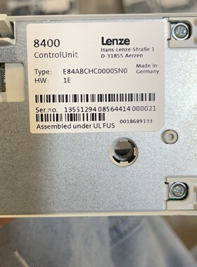 伦茨8400控制单元E84ABCHC0000SN0德国制造-议价