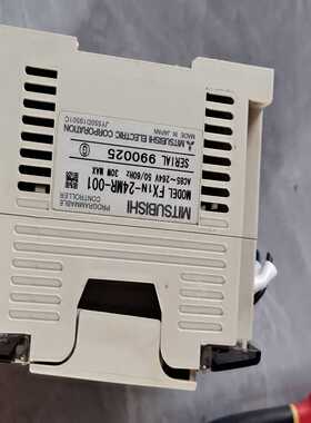 三菱PLCFX1N-24MR-001，实物拍摄。型号FX1--议价商品