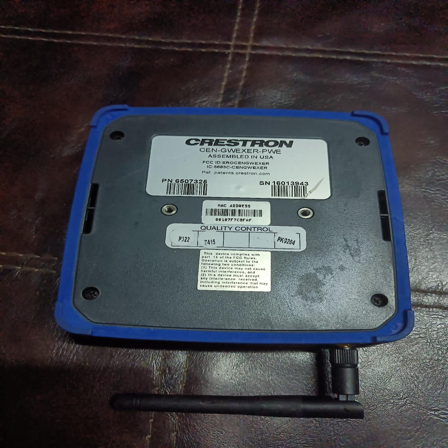 CRESTRON快思聪 CEN-GWEXER-PWE，实物拍【鑫鑫商铺】