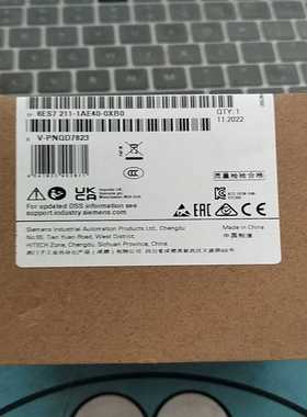 6ES7211-1AE40-0XB0未开封现询价