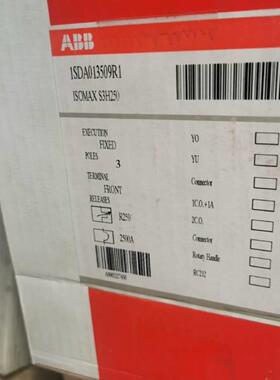 配件ABB塑壳断路器S3H160 3P R160A 1SDA01议价