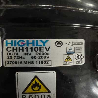 询价~海利CHH110EV变频压缩机