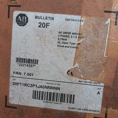 询价-库存AB变频器PF753系列0.75KW20F11