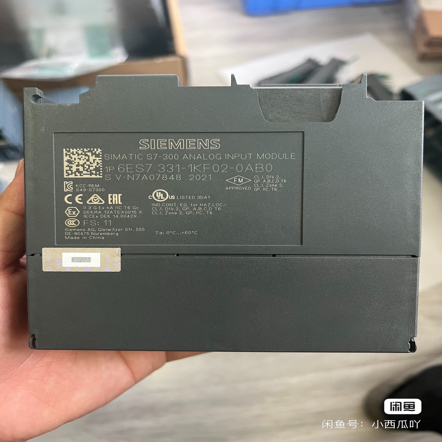 6ES7331-1KF02-0AB0外观完好功能完好实物拍--议价商品