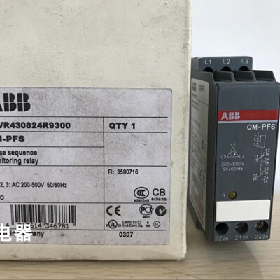 配件ABB三相多监视继电器CMPFS1SVR430824R9300议价