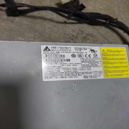 询价~HP Z420电源DPS-600UB A 600w 62