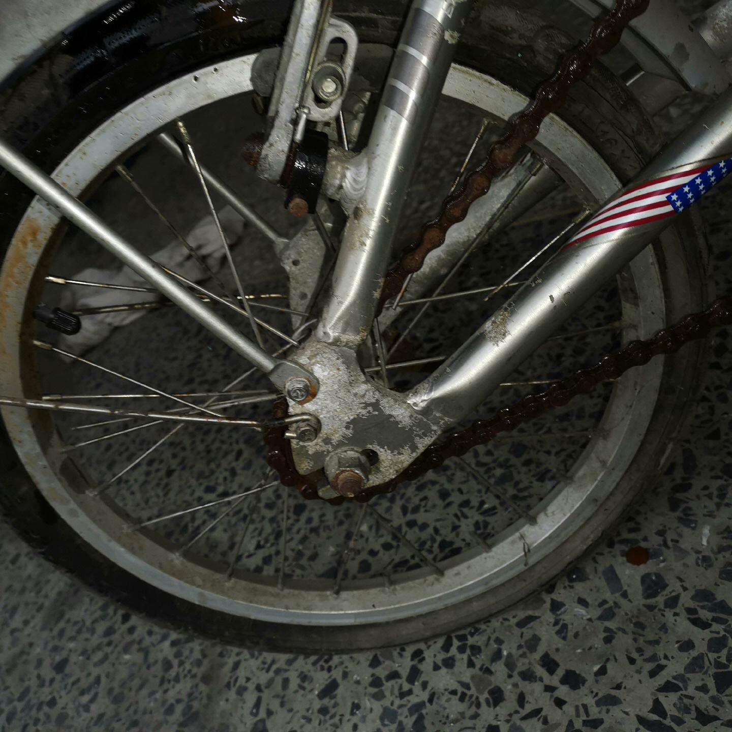 议价大行直行车单速全铝车架放了年数多少有点氧化钢丝有剪断议价