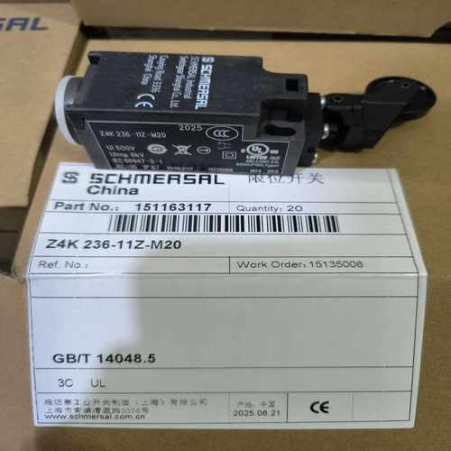 Z4K236-11Z-M20施迈赛限位开关全新原装正品现货