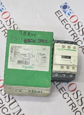 SCHNEIDER ELECTRIC LC1D18V7 CONTACTOR 230V