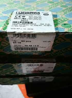 接线端子： ST 16，订货号 3036149，18~询价