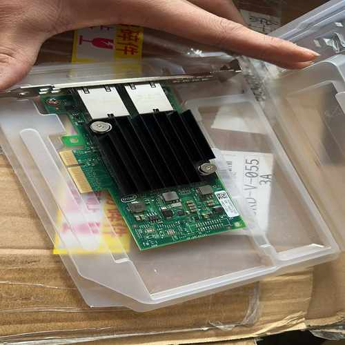 议价全新intel英特尔x550-t2 PCI-E RJ45双口