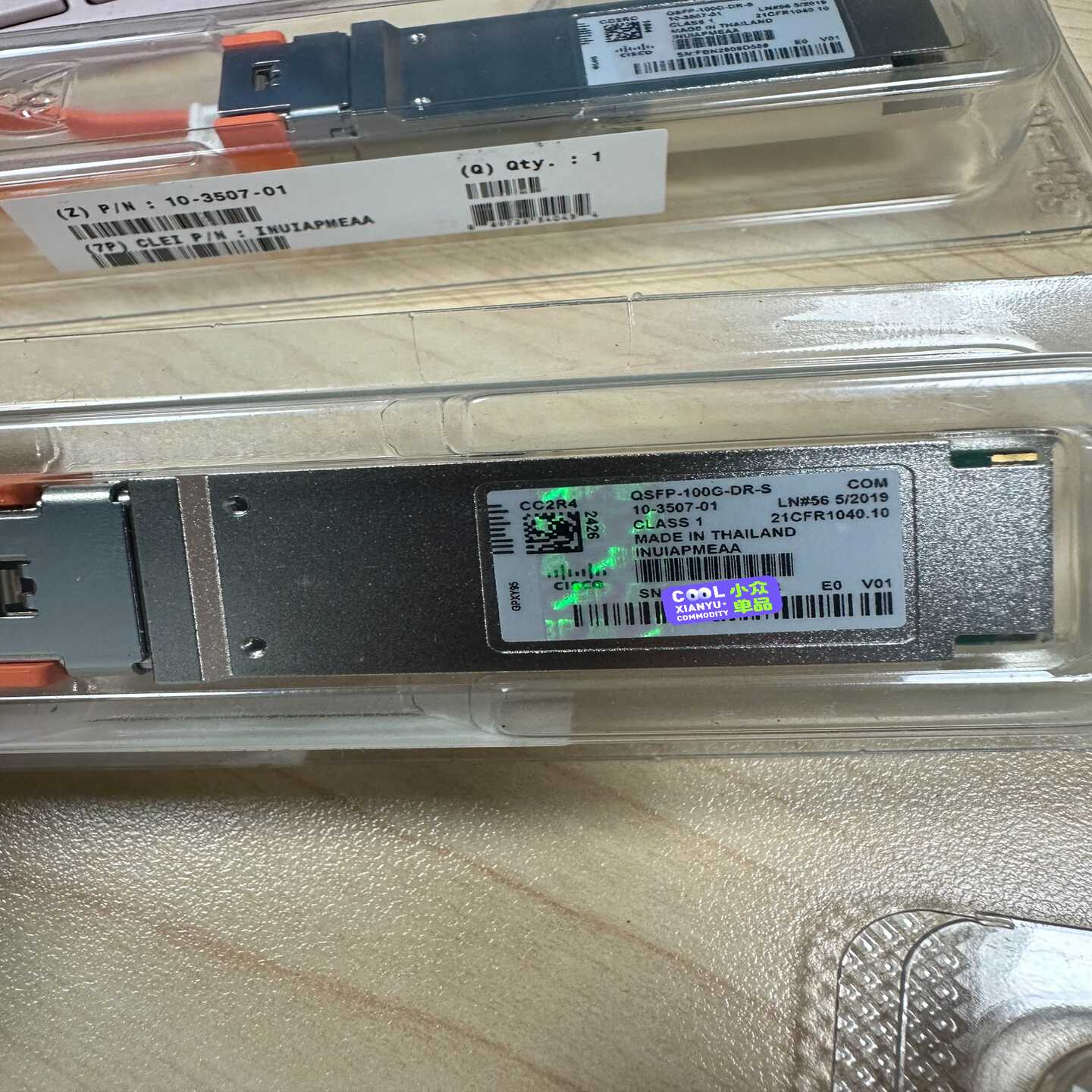 议价QSFP-100G-tDR-S思科100G光模块全新未使用现货/维修
