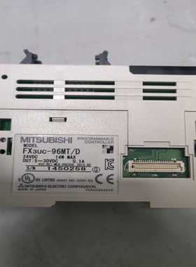 三菱PLCFX3UC-96MT/D，二手拆机，成色漂亮，功