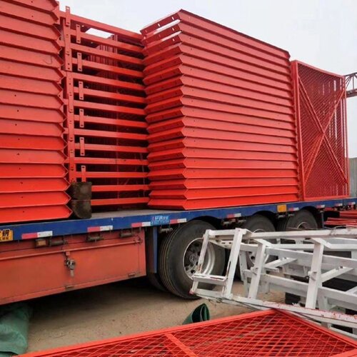 建筑工地基坑安全梯笼桥梁施工安全爬梯墩身防护通道平台组装式