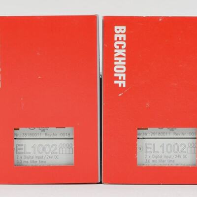 Beckhoff 2 fach Digitale Eingangskarte EL1002 4Stk.pcs.