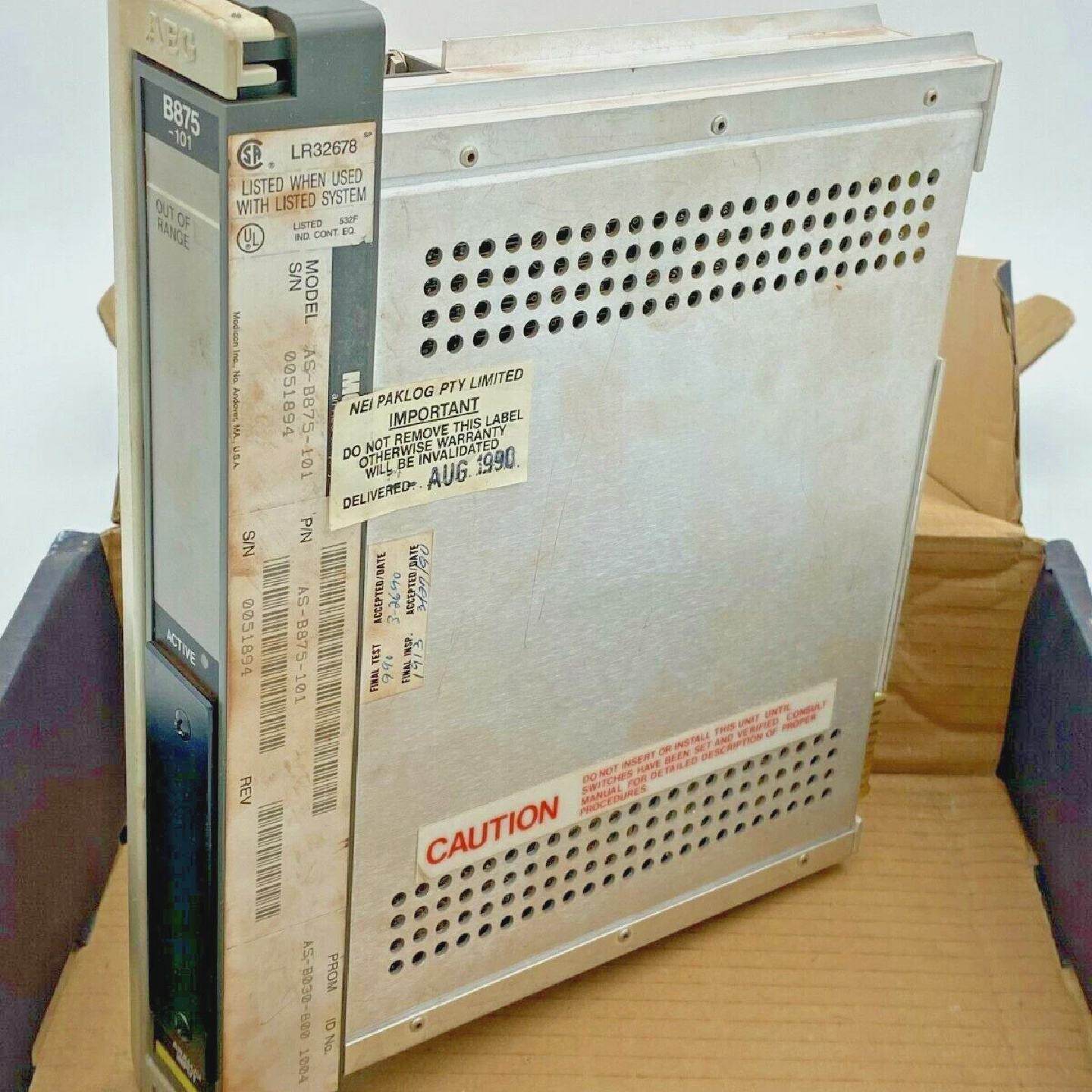 SchneiderModicon ASB875101 Analog Input Module