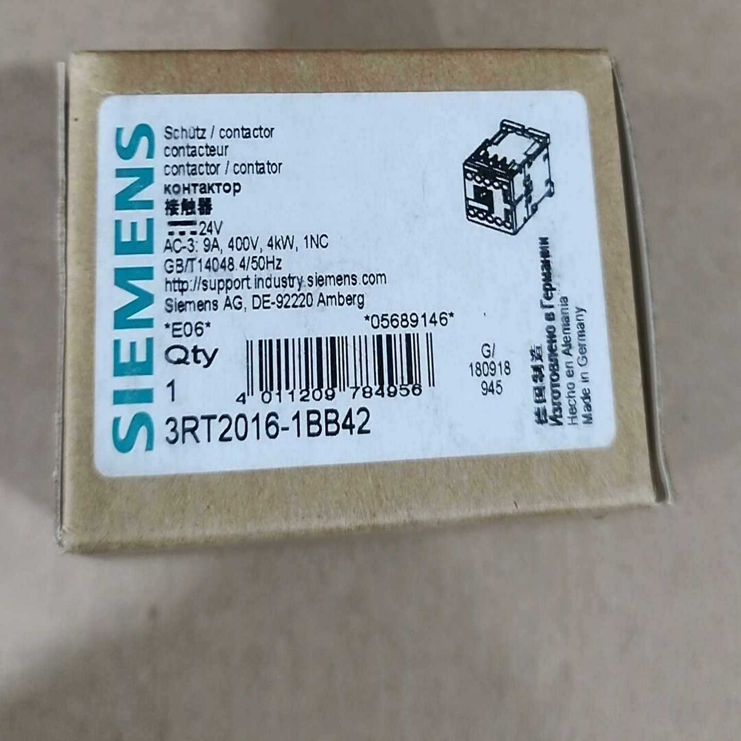 3RT2016-1BB42，西门子接触器，--议价商品