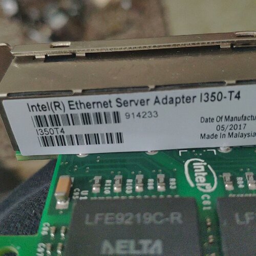 inteli350t4四口千兆网卡件成色如图2-询