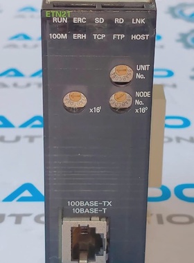 1PC USED Omron CJ1WETN21 Communication Module RJ45 Terminati