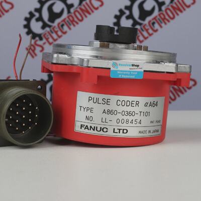 FANUC PULSECODER A8600360T101 CON CONECTOR CODIFICADOR  6 me