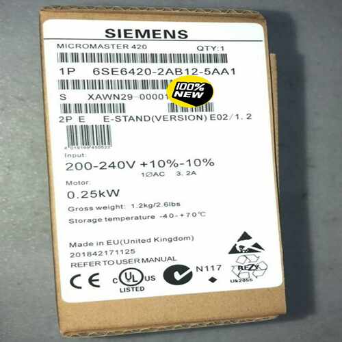 询价~6SE6420-2AB12-5AA1420 安装有