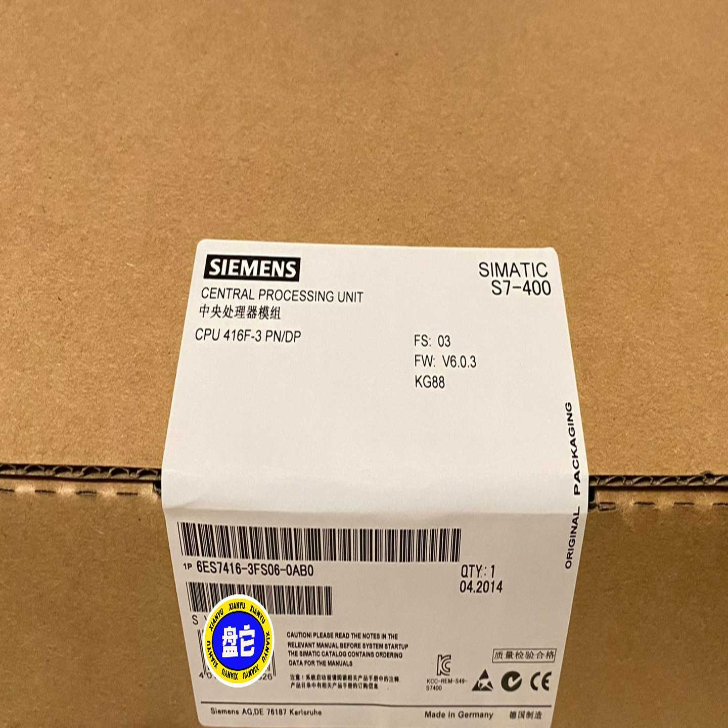【要询价】6ES7416-3FS06-0AB0 6ES7 416-3F