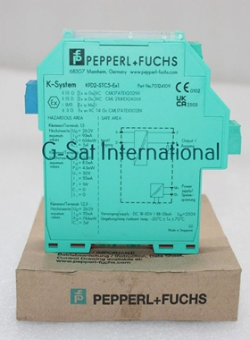 PEPPERLFUCHSKFD2-STC5-EX1智能转换器电源P/N:70124109