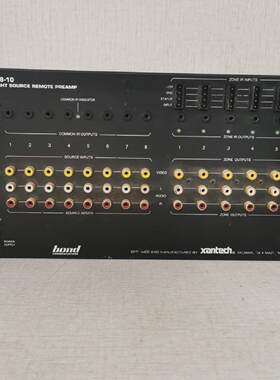 XANTECH BNDZPR6810 SIX ZONE EIGHT SOURCE REMOTE PREAMP