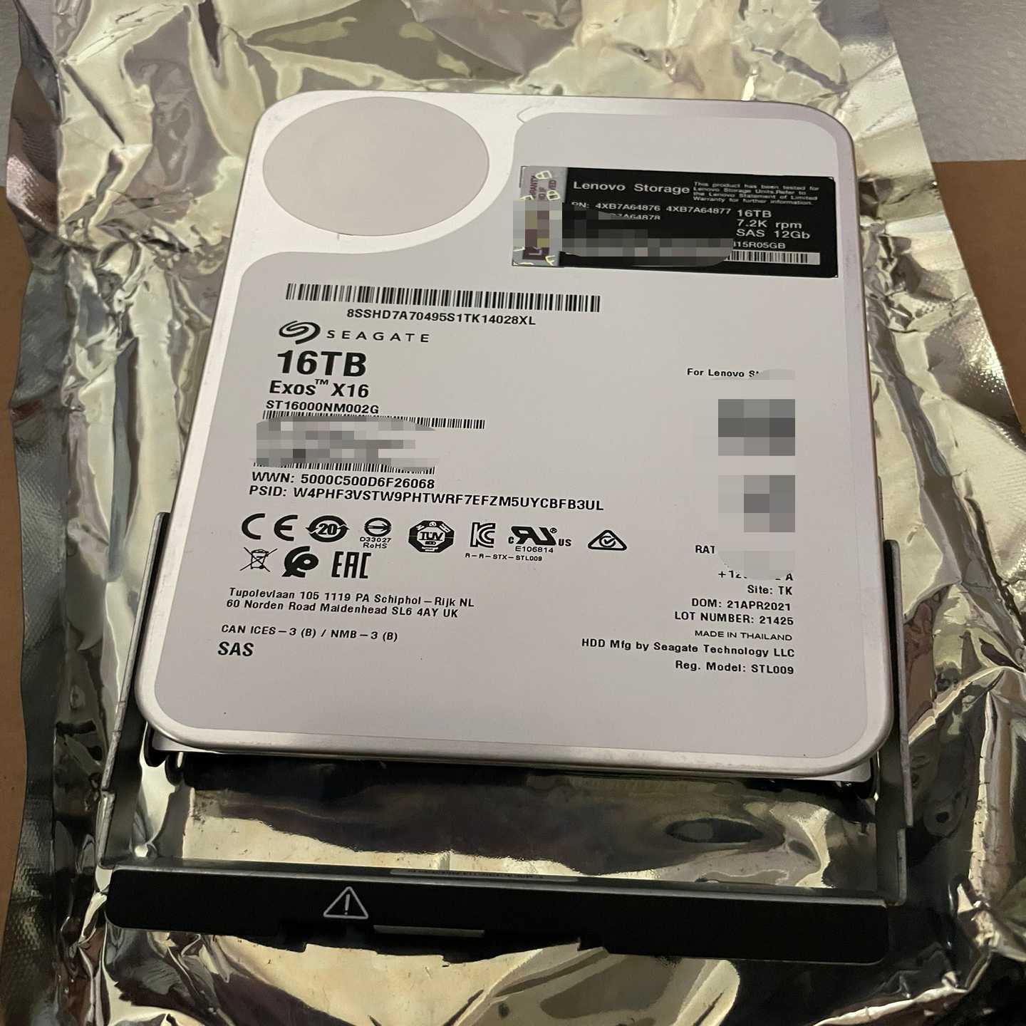 希捷 ST16000NM002G 16TB 3.5英寸 12~议价
