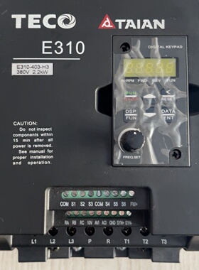 东元变频器型号E310403H3功率2.2Kw电压-议价