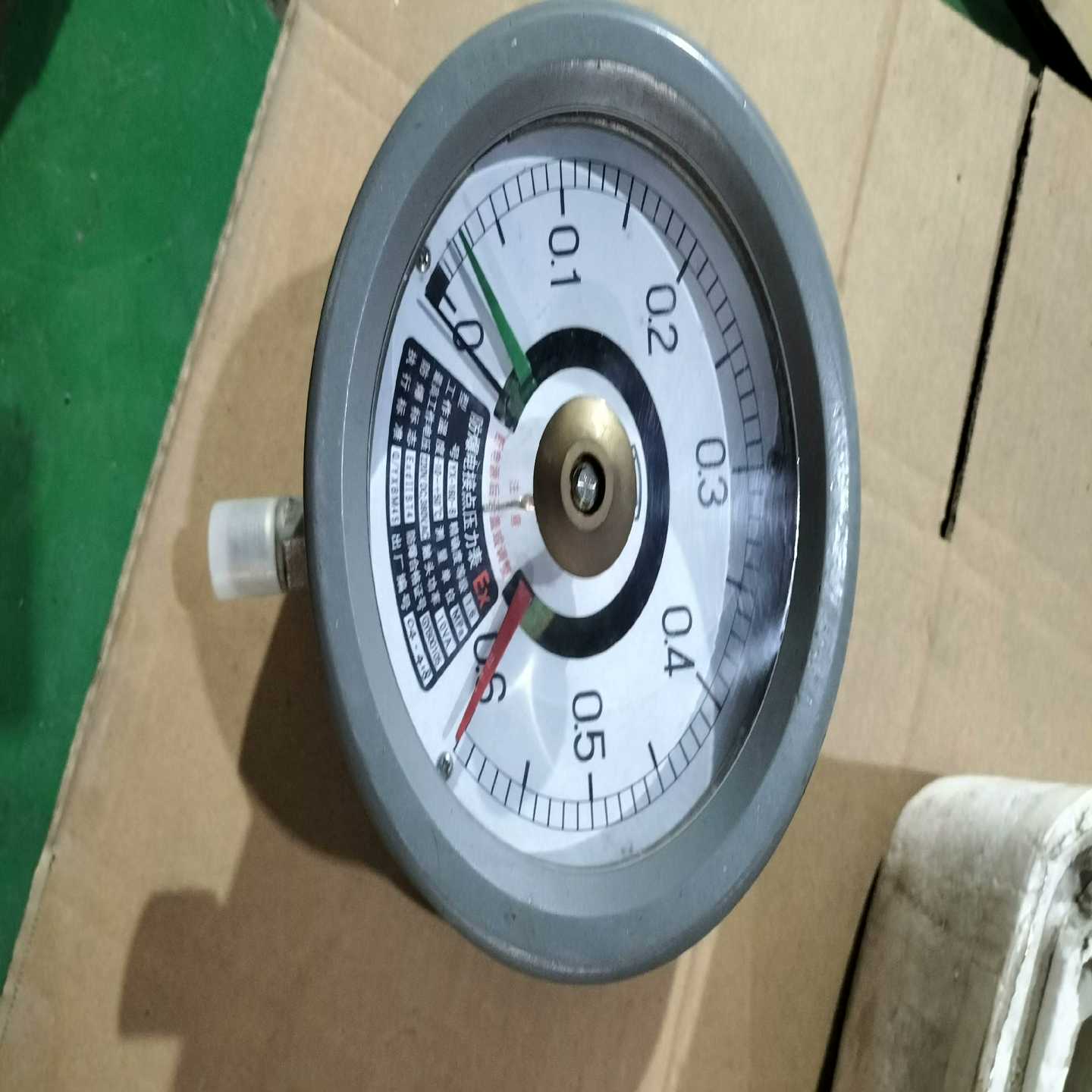 询价拍~防爆电接点压力表YX-160-B,，0-0.6Mpa，Y16