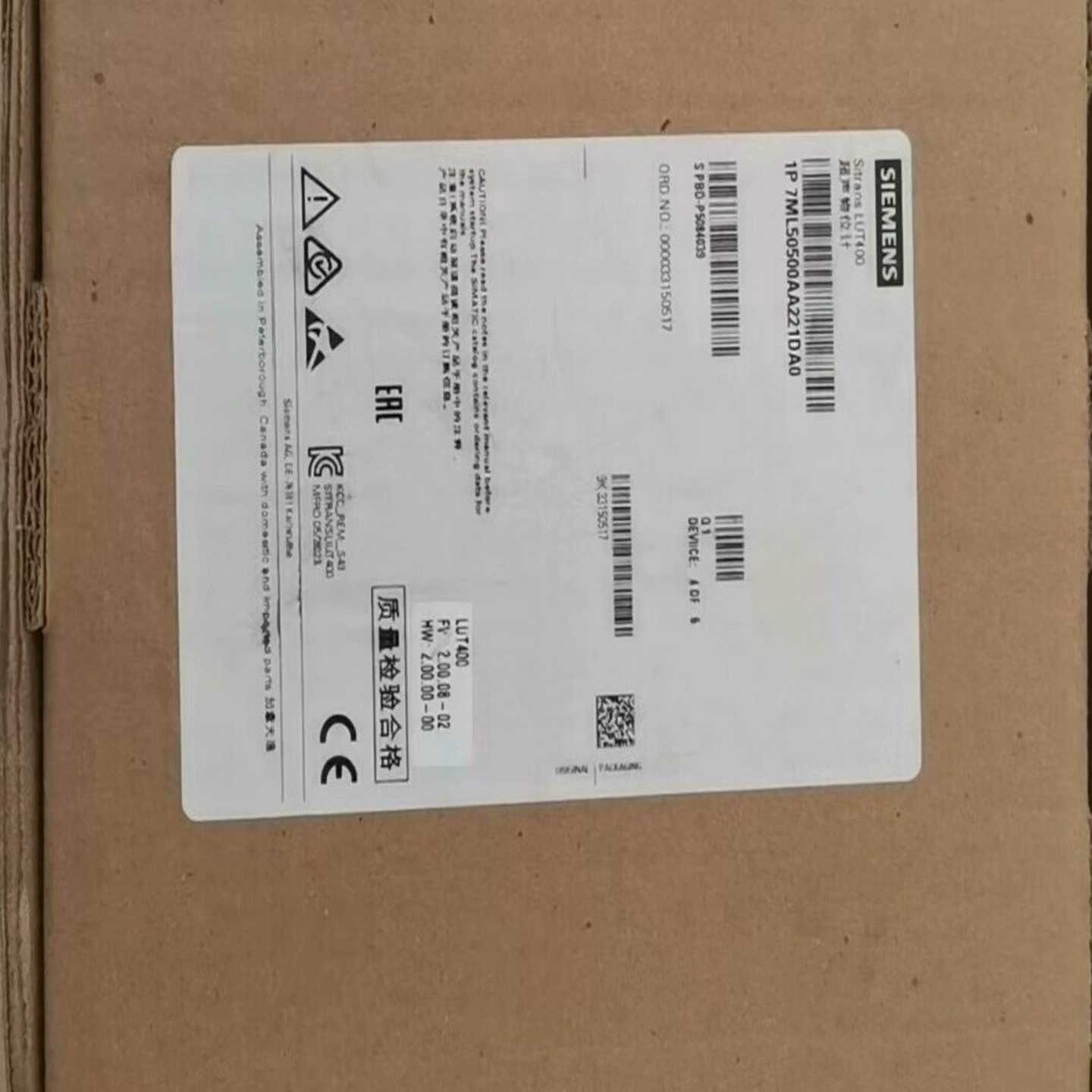 全新原装正品7ML5050-0AA22-1DA0西门子超声波--议价商品