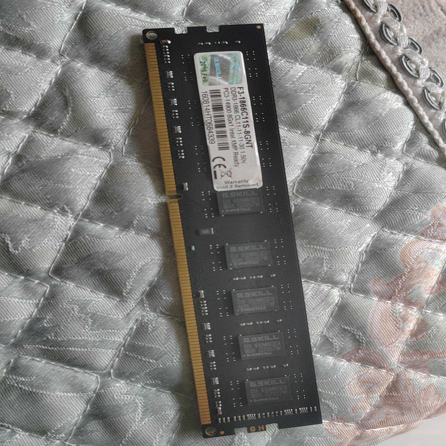 芝奇DDR3台式机内存条8G1866频率拆机条议价