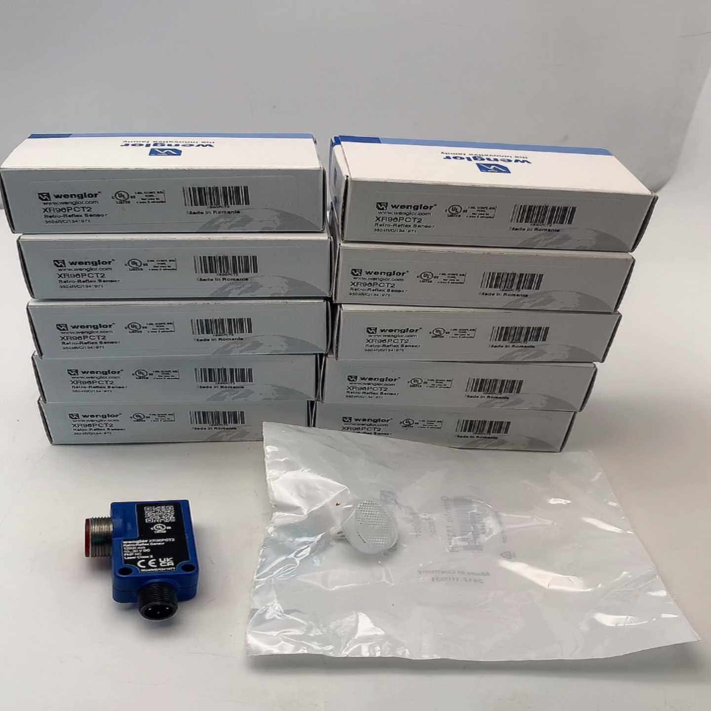 Wenglor威格勒XR96PCT2光电开关，带反光板RR2--议价商品