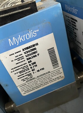 Mykrolis流量计型号如图所示拆机成色好
