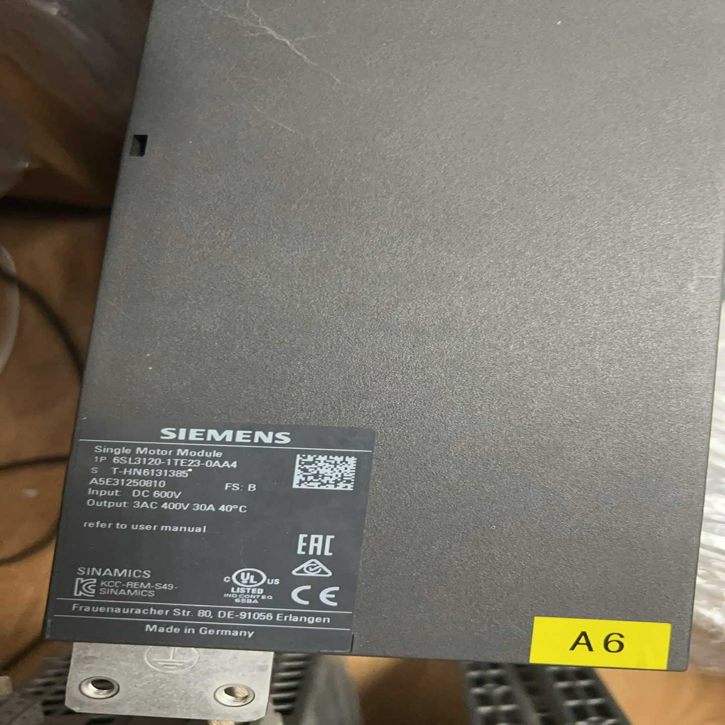6SL3120-1TE23-0AA4,驱动器询价