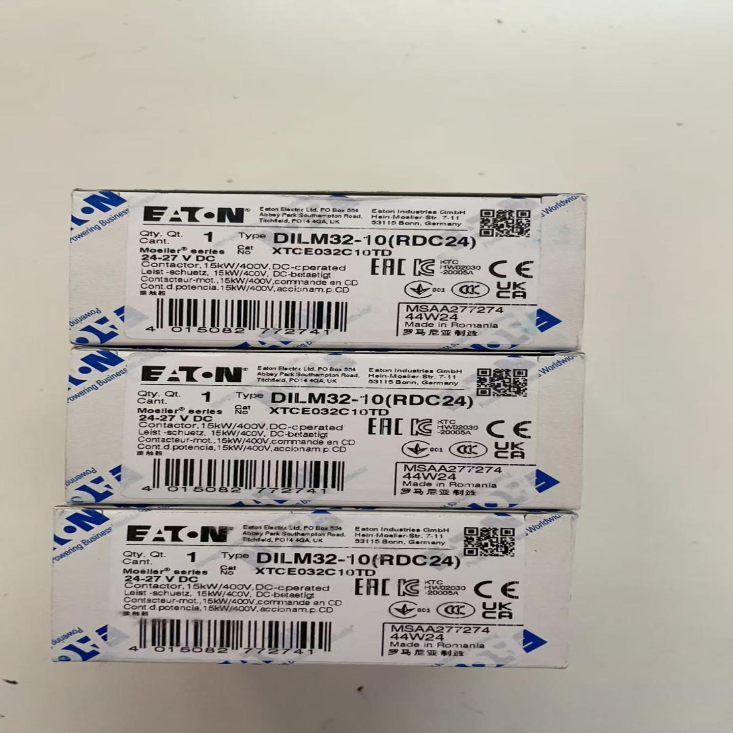 穆勒接触器DILM32-10(RDC24)全新原装正品{议价}