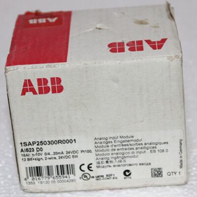 Module dentre analogique ABB 1SAP250300R0001 AI523. 16 AI U
