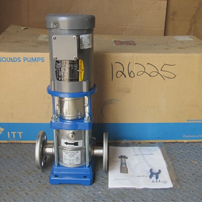 GOULDS 12HP 3500RPM 360PSI 1SVB1C5B0 DUAL STAGE VETICAL PUMP