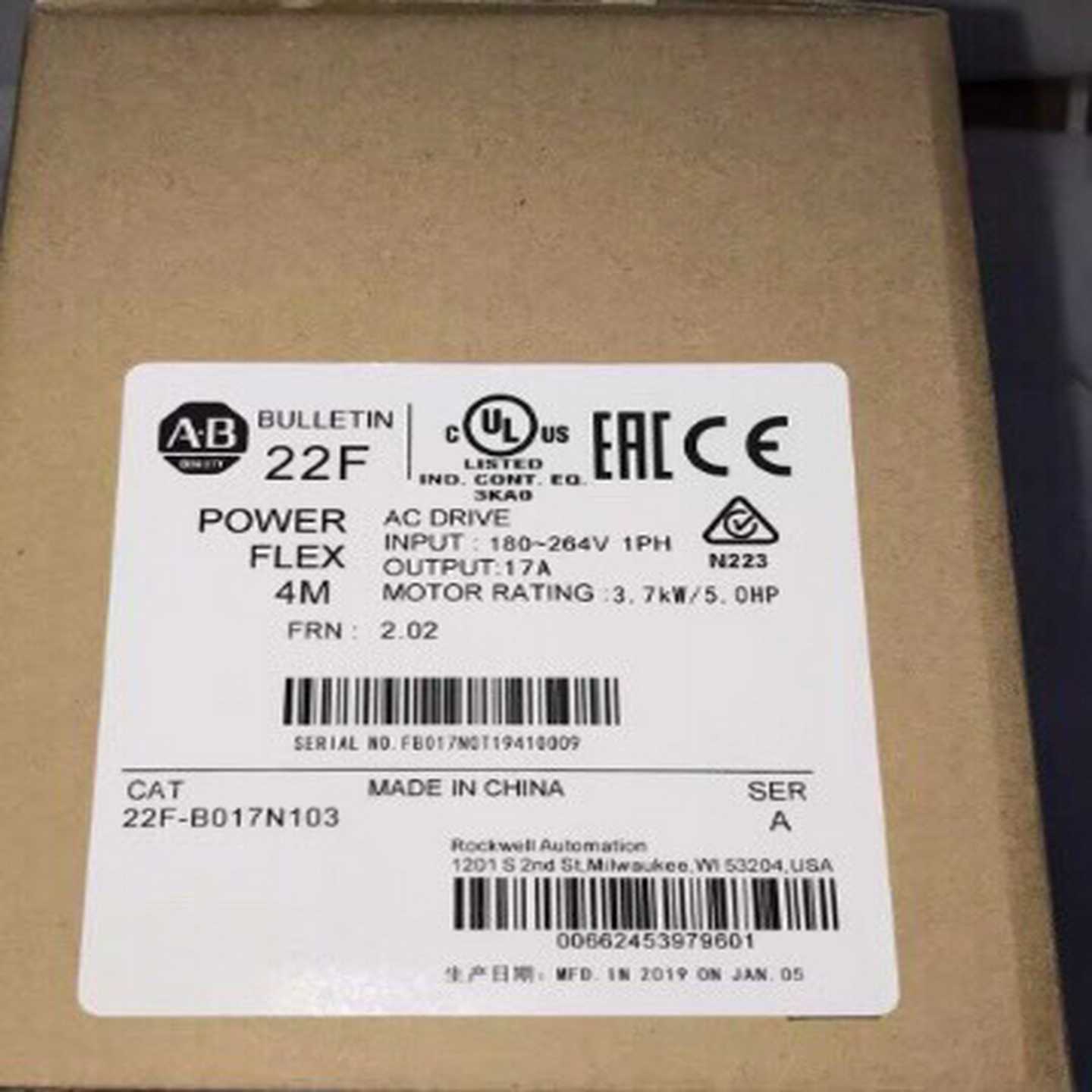 22F-B017N103 AB罗克韦尔变频器~询价