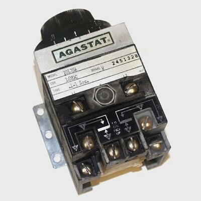 AGASTAT 7012UA TIME DELAY RELAY COIL 16VDC TIME .11 SEC.