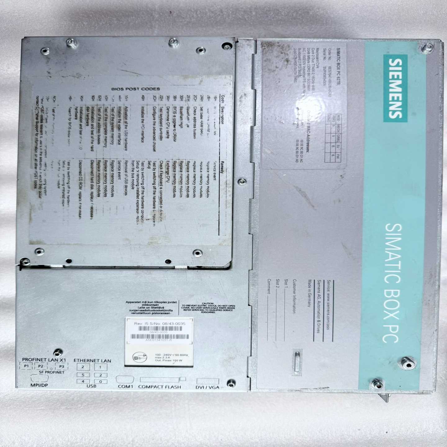 西门子PC627B6ES7647－6BG30－0G-议价